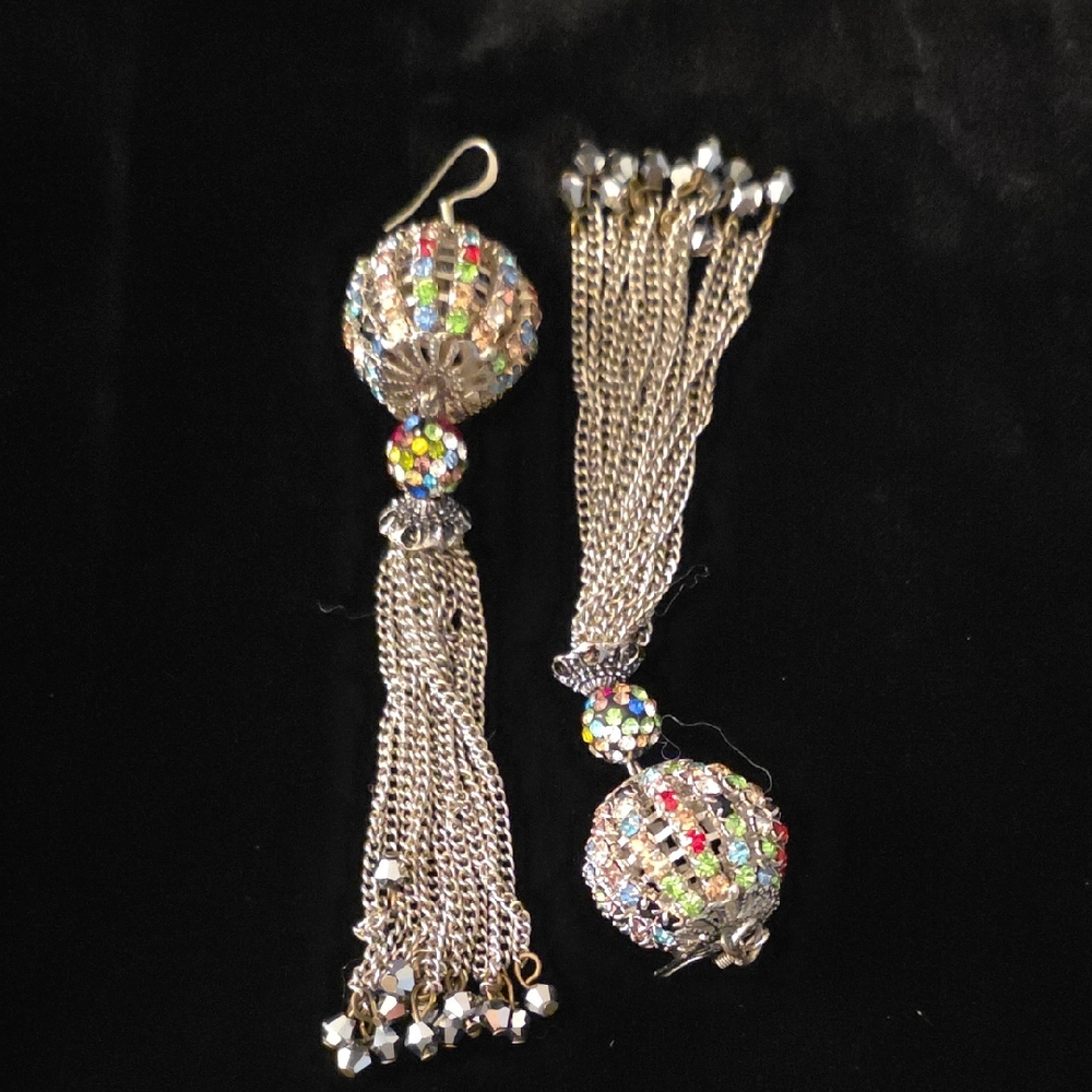Multicolor Tassel Earrings